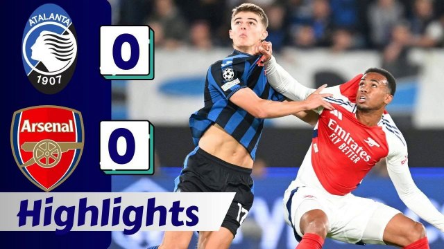 Atalanta vs Arsenal (0-0) | All Goals & Extended Highlights | UEFA Champions League 24/25
