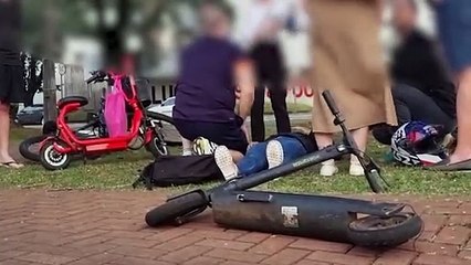 Mulher fica ferida em acidente no São Cristóvão