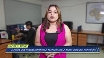 Limpia tu plancha de ropa con una aspirina