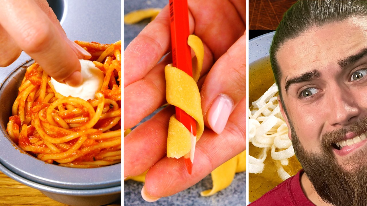 Innovative Hacks for Everyday Cooking !!! The Dudes REACT to 5-Minute-Crafts Pasta hacks!