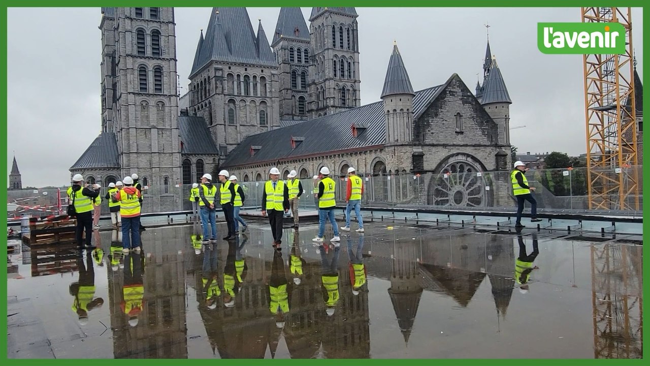 Un petit tour sur la terrasse panoramique du carré Janson à Tournai