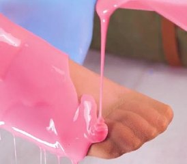 He made fashionable sneakers out of silicone!