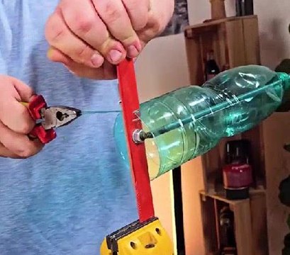 Recycling plastic bottles into something new & useful!