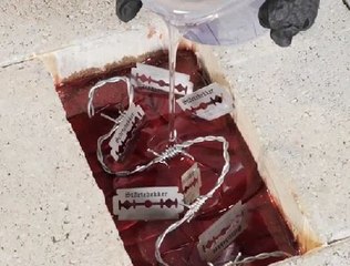 Rad epoxy design for a missing pavement tile!