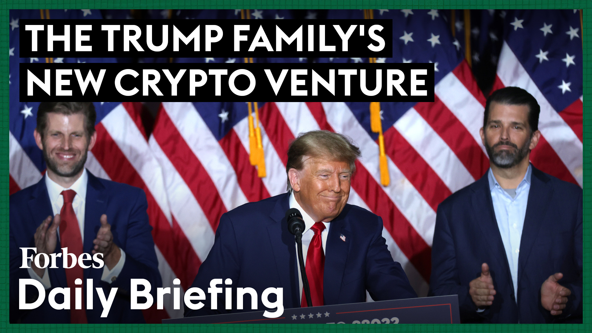 DeFi, Trump-ified: The Trump Family Circus