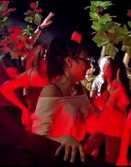 Night dance party farm house