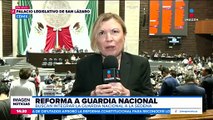 Discuten la reforma constitucional para darle mando militar a la Guardia Nacional