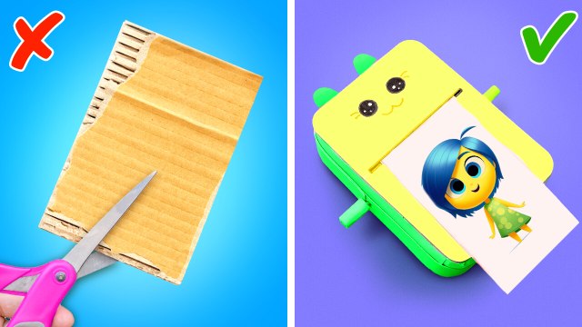 DIY Cardboard Printer *We Made a Whole House Out of Cardboard* Easy Paper Crafts