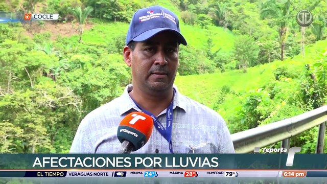 Lluvias en Penonomé afectan calles, acueductos y cultivos