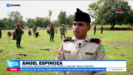 Ángel Gabriel decidió entrar al Servicio Militar Nacional de manera voluntaria