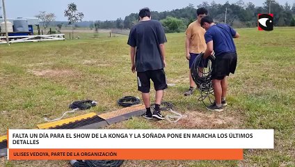 Falta un día para el show de La Konga y La Soñada pone en marcha los últimos detalles