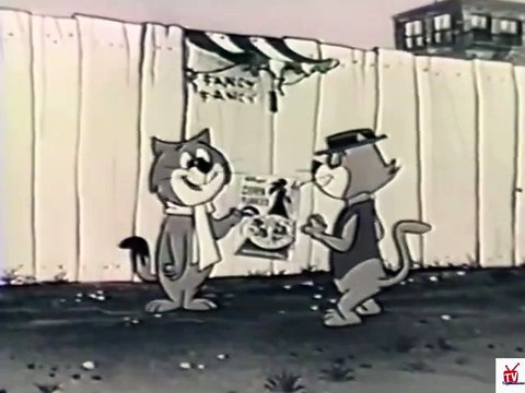 1960s Top Cat and Fancy's girlfriend for Kellogg's Corn Flakes TV commercial