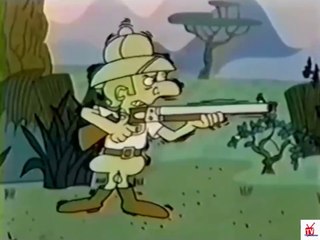 1970s Quisp & Quake cereal and a big game rhino hunter TV commercial