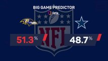 Baltimore Ravens @ Dallas Cowboys - Big Game Predictor