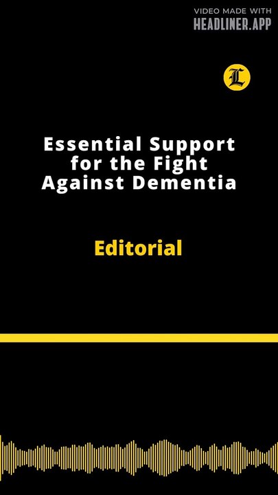 Editorial | Essential Support for the Fight Against Dementia