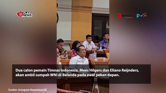 Mees Hilgers dan Eliano Reijnders Siap Ambil Sumpah WNI di Belanda Awal Pekan Ini