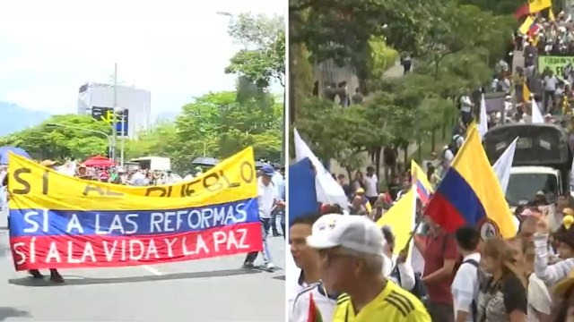 ¿Cómo fue la jornada de manifestaciones a favor de las reformas sociales del gobierno Petro?