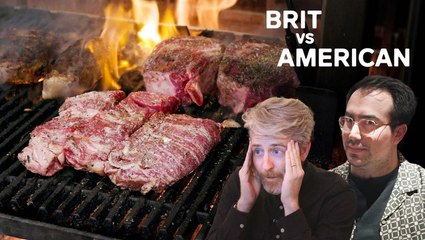 A British tourist and an American find the best steakhouse in Las Vegas