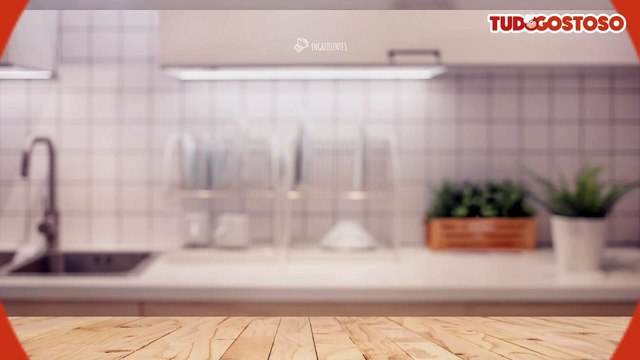 Bolo de tapioca com goma hidratada