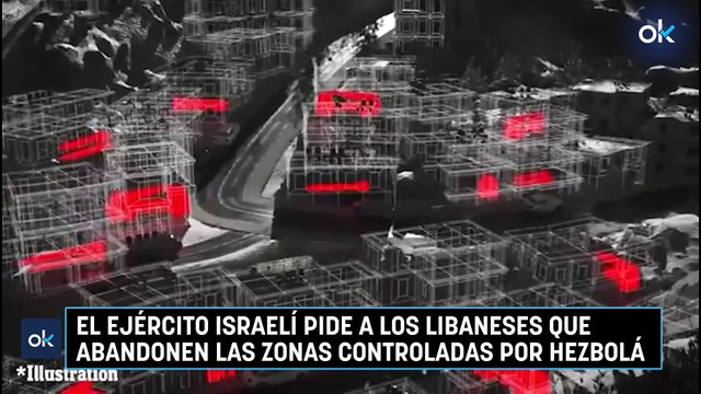 El Ejército israelí pide a los libaneses que abandonen las zonas controladas por Hezbolá