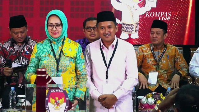Pengundian Nomor Urut Pilgub Banten 2024: Airin-Ade Nomor Urut 1, Andra-Dimyati Nomor Urut 2