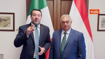 Salvini e Orban annunciano il prossimo raduno della Lega: 