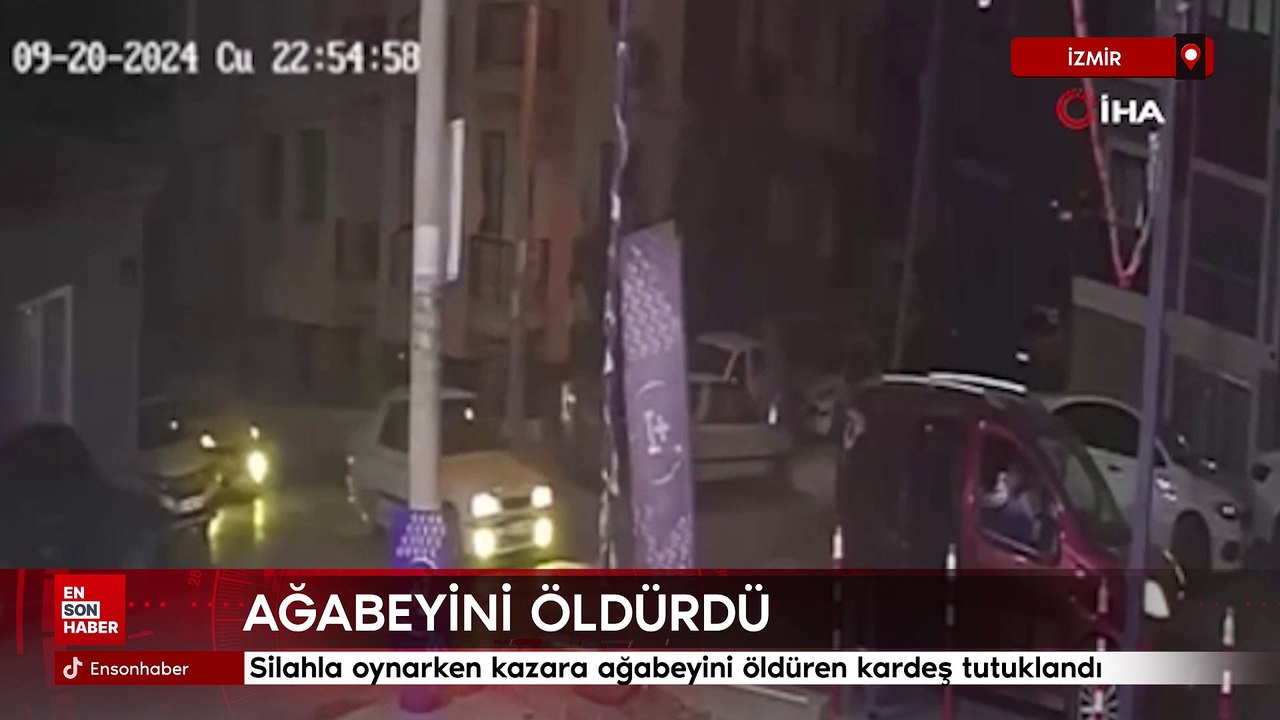 İzmir'de silahla oynarken kazara ağabeyini öldüren kardeş tutuklandı