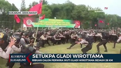 Video herunterladen: Berjalan Sejauh 26 Kilometer, Ribuan Calon Perwira Ikuti Gladi Wirottama