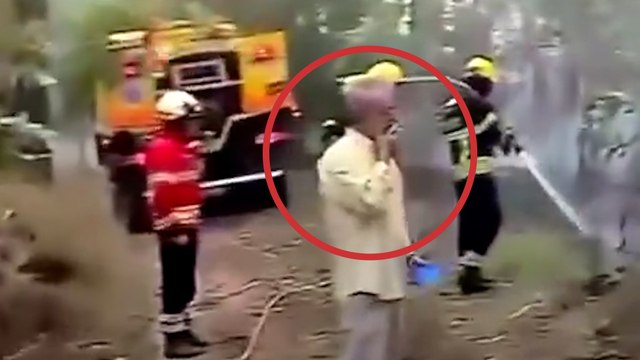 Portugal arde en sus peores incendios y lo que hace un hombre en la cara de los bomberos calienta al país: Es problema de Portugal son los portugueses