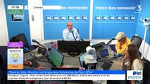 Le metteur en scène Thomas Jolly présente la météo sur France Bleu Normandie