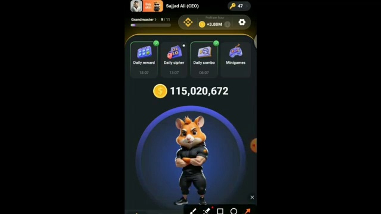 Today Mini game 20 September| Hamster Kombat 20 September Mini Key Game| Key Puzzle