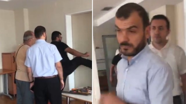 Bu kez kadın müdür yardımcısının kapısını kırdılar