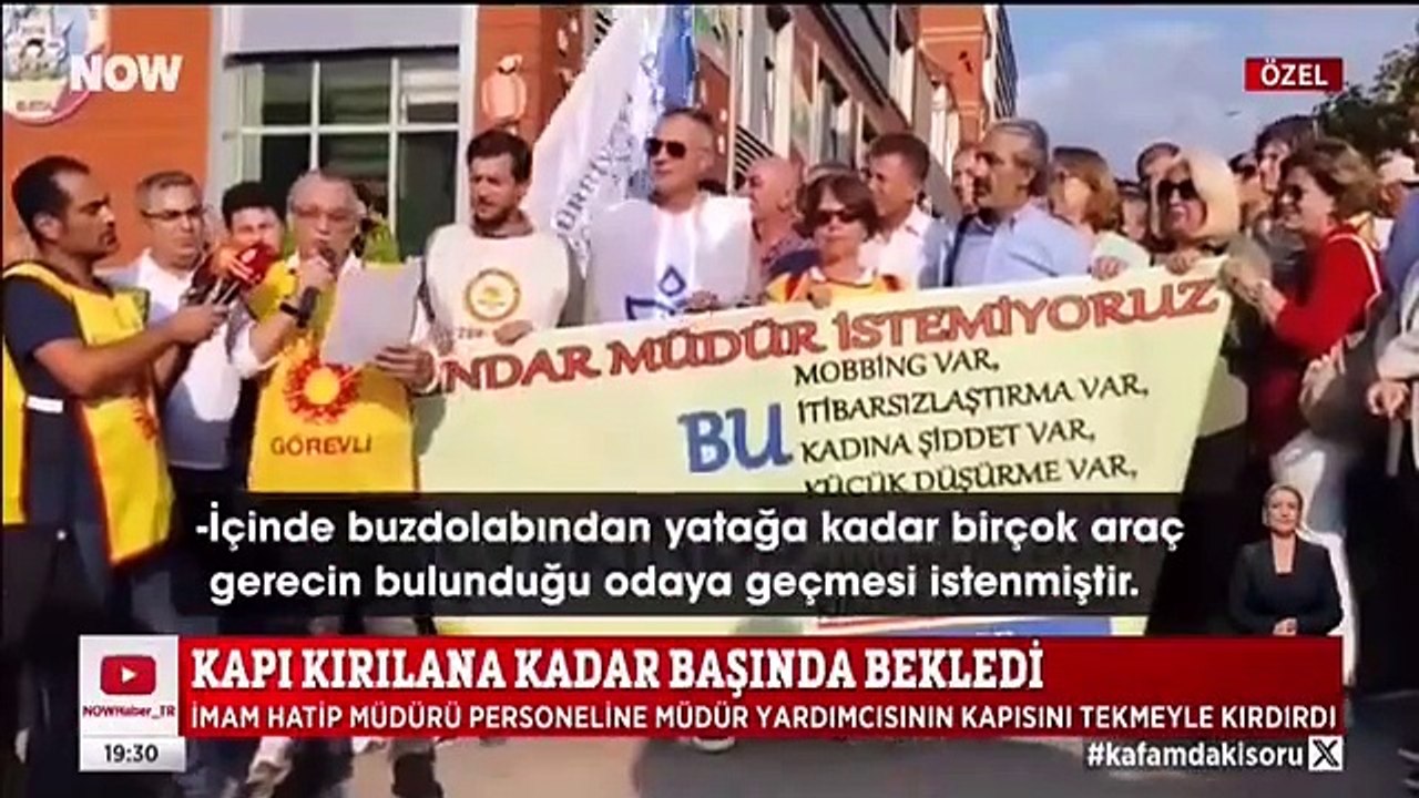 Okul müdüründen müdür yardımcısının odasını kırıp girdi