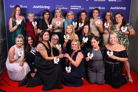 Angel Mums group of bereaved parents win Just Giving fundraising award