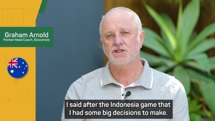 'Gut decision' for Australia coach Arnold to step down