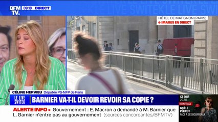 Céline Hervieu (PS), sur le nouveau gouvernement: "Je suis assez fière qu'il n'y ait aucun membre du NFP qui participe à cette mascarade"