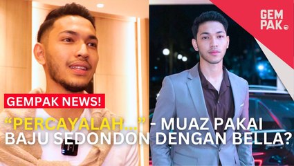 “Kebetulan…” - Muaz Zabir Memberi Respon Pakaian Warna Sedondon Dengan Bella Astillah