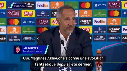 Monaco - Hütter : “Akliouche, un de nos joueurs clés ce soir”