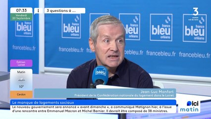 France Bleu Orléans - 3 Questions à... : Jean-Luc Monfort