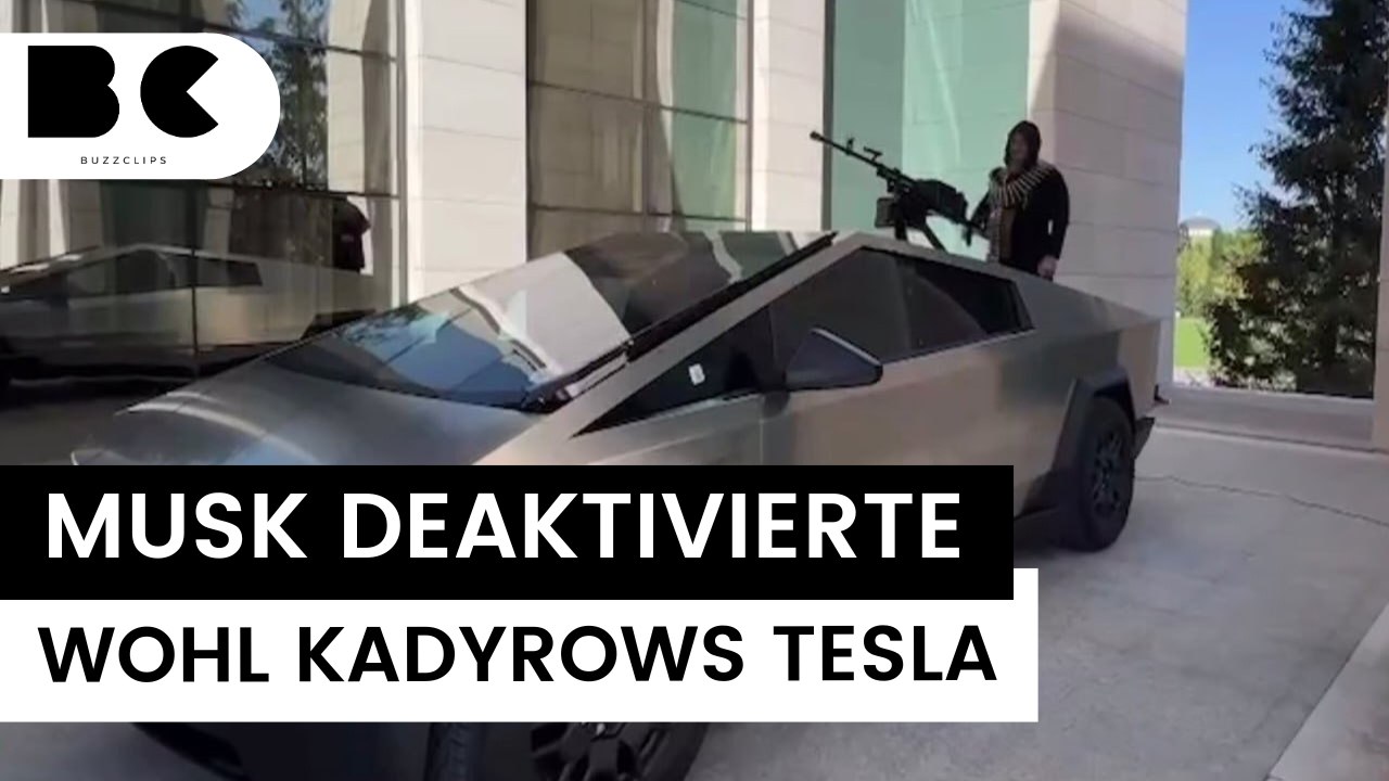 Elon musk hat wohl cybertruck von ramsan kadyrow deaktiviert