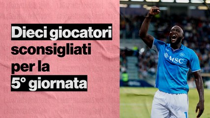 Lukaku e non solo: ecco i 10 sconsigliati per il Fanta