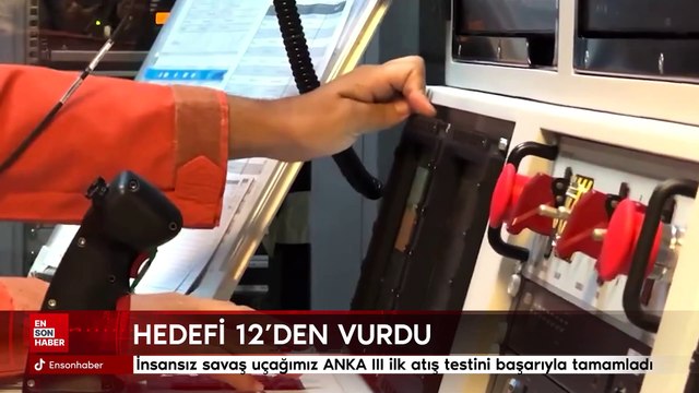 İnsansız savaş uçağımız ANKA III ilk atış testini başarıyla tamamladı