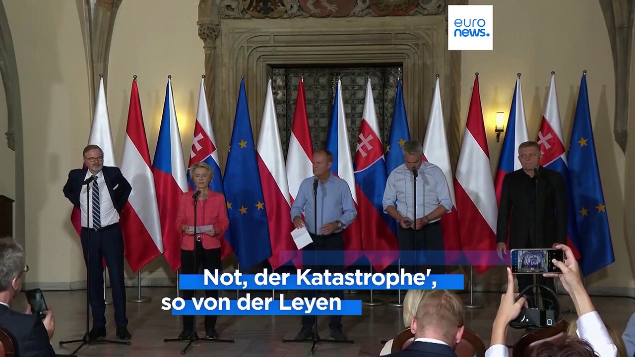 EU verspricht 10 Milliarden Euro für Hochwasser-geschädigte Länder