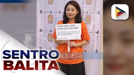 Pasig RTC, ipinag-utos na ilipat sa Pasig City Jail Female Dormitory si Alice Guo; Guo, sumalang na rin sa arraignment ngayong hapon sa Valenzuela RTC