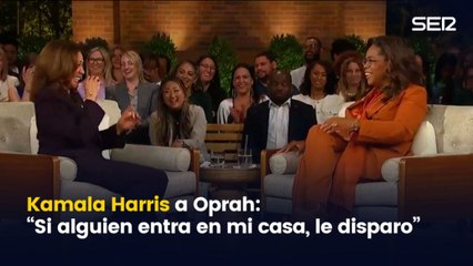 Kamala Harris, a Oprah: "Si alguien irrumpe en mi casa, recibirá un disparo"