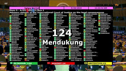 PBB Minta Israel Hentikan Pendudukan Wilayah Palestina