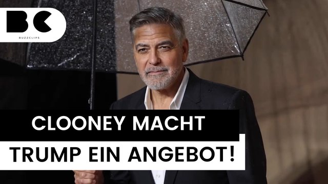 US-Wahl: George Clooney macht Donald Trump ein Angebot