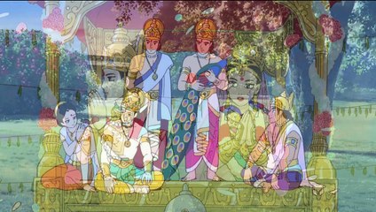 Images from the digital remaster version of _Ramayana The Legend of Prince Rama_
