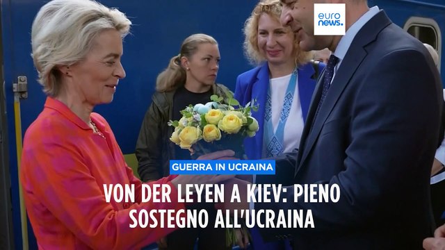 Ucraina, von der Leyen: Aiuteremo Kiev a superare tutto questo