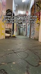 Gotta out run the ghost back to the bed